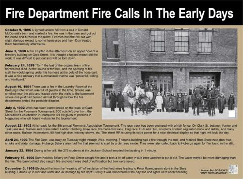 Negaunee Fire Department panel 6