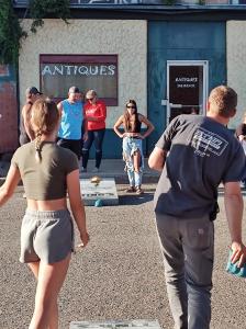 Bean bag downtown Negaunee